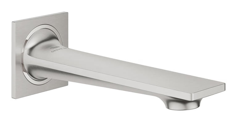 ALLURE WALL MOUNTED BATH SPOUT - GROHE -  ( SUPERSTEEL - G5 - ALLURE - 0x20 mm - 0inchX0.75inch )