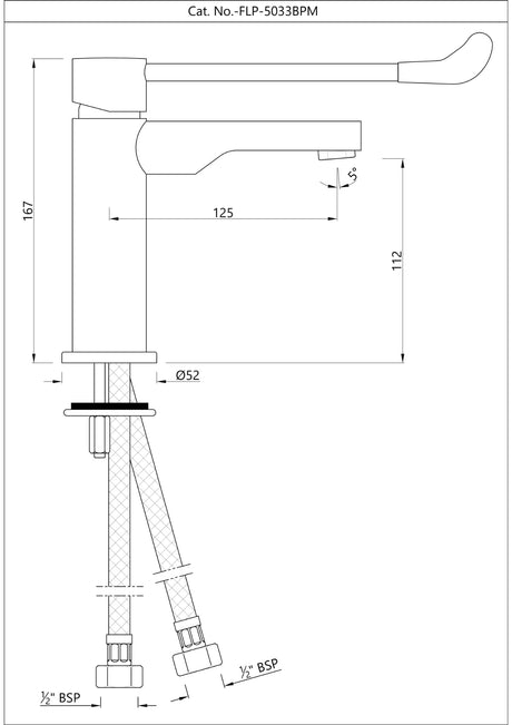 FLOOR-MOUNTED PILLAR COCK - JAQUAR FAUCETS - ( CHROME - FLORENTINE PRIME - 0x15 mm - 0inchX0.5inch )