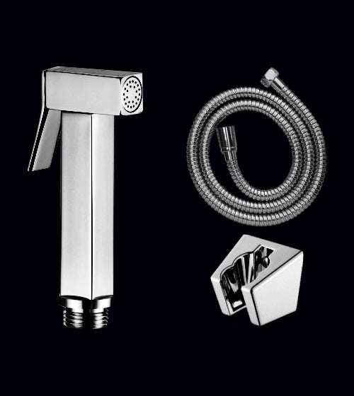 HEALTH FAUCET W/METAL TUBE & HOOK - AQUANT - ( CHROME - - 0x15 mm - 0inchX0.5inch )