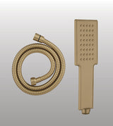 POWDER FLOW BRASS HAND SHOWER WITH 1.5 MTR HOSE - AQUANT -  ( BRUSHED GOLD -  - 0x0 mm - 0inchx0inch )