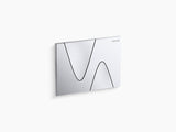 SUMMIT DUAL-FLUSH FACEPLATE MECHANICAL - KOHLER POPULAR -  ( POLISHED CHROME - POPULAR - 225x160 mm - 9inchX6.4inch )