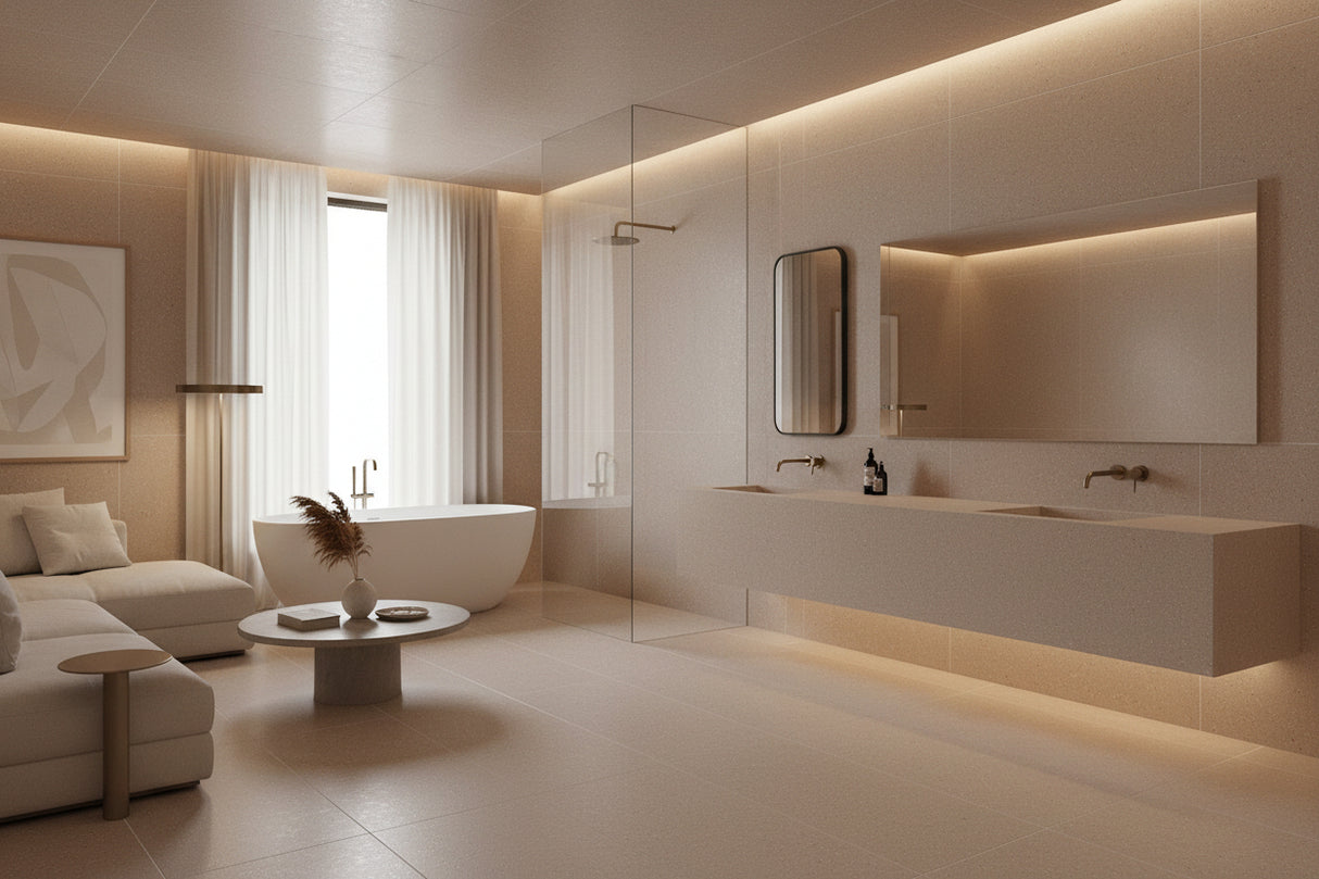 ALCHIMIA HAZEL POLISHED - SIMPOLO-TILES -  (  - ALCHIMIA GLOSSY - 1198x1198x9 mm - 48inchX48inchX0.36inch )