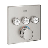 GROHTHERM SMARTCONTROL THERMOSTAT FOR CONCEALED INSTALLATION WITH 3 VALVES - GROHE -  ( SUPERSTEEL - G5 - GROHTHERM - 0x15 mm - 0inchX0.5inch )
