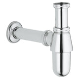WASTE TRAP BASIN 1 1/4INCH - GROHE -  ( CHROME - G3 - GROHE - 32x300 mm - 1.25inchX12inch )