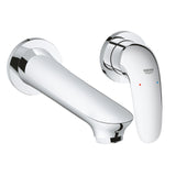 EUROSTYLE 2015 SOLID 2-HOLE, 1-HANDLE WALL-MOUNT BASIN MIXER, M SIZE - GROHE -  ( CHROME - G3 - EUROSTYLE - 0x10 mm - 0inchX0.38inch )