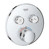 GROHTHERM SMARTCONTROL THERMOSTAT ROUND, 2 CONTROL - GROHE -  ( CHROME - G5 - GROHTHERM - 0x0 mm - 0inchX0inch )