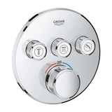GROHTHERM SMARTCONTROL THERMOSTAT ROUND, 3 CONTROL - GROHE -  ( CHROME - G5 - GROHTHERM - 0x0 mm - 0inchX0inch )