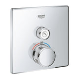 GROHTHERM SMARTCONTROL THERMOSTAT SQUARE, 1 CONTROL - GROHE -  ( CHROME - G5 - GROHTHERM - 0x0 mm - 0inchX0inch )