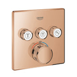 GROHTHERM SMARTCONTROL THERMOSTAT SQUARE, 3 CONTROL - GROHE -  ( WARM SUNSET - G5 - GROHTHERM - 0x0 mm - 0inchX0inch )