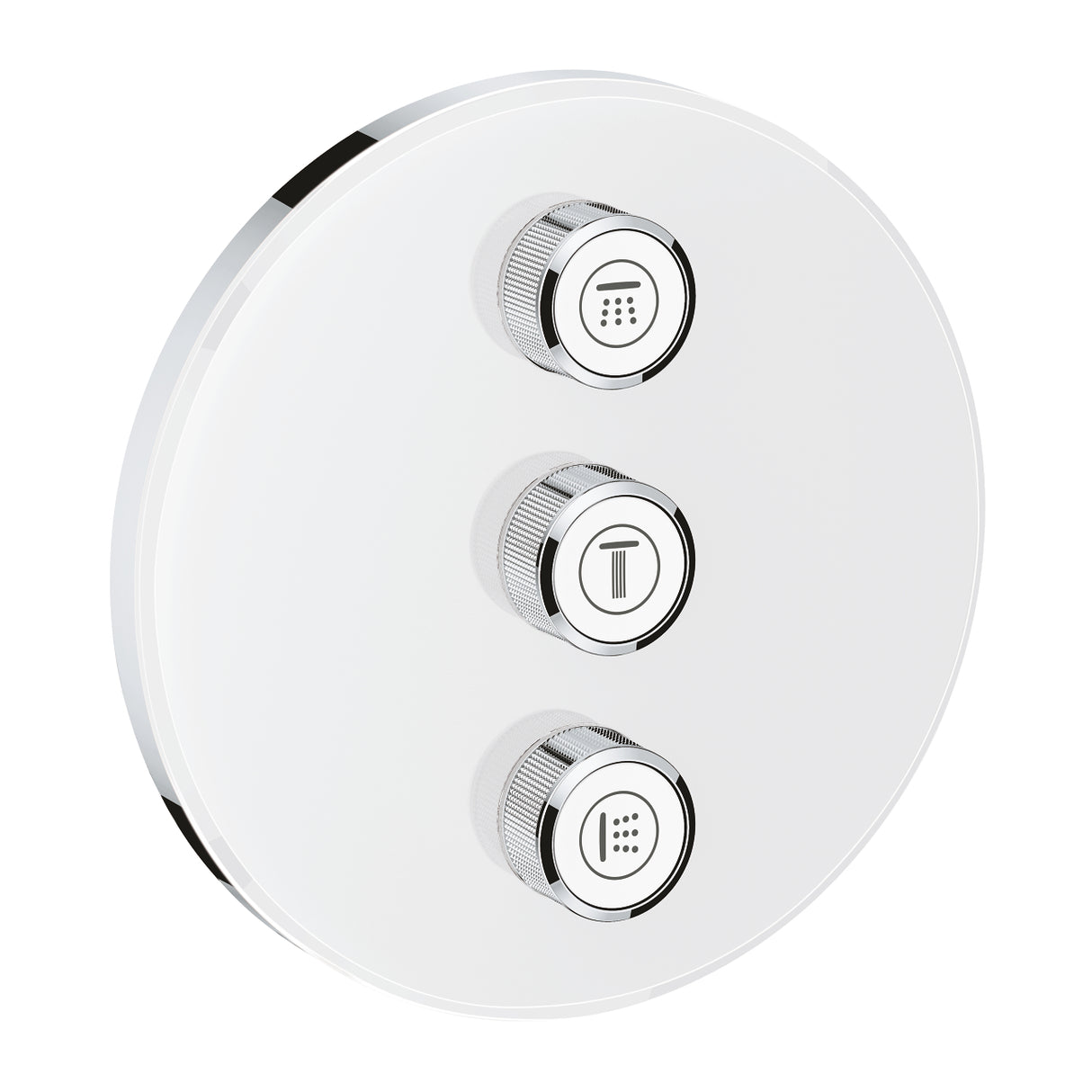 GROHTHERM SMARTCONTROL VOLUME CONTROL TRIM ROUND, 3 CONTROL - GROHE -  ( MOON WHITE - G5 - GROHTHERM - 0x0 mm - 0inchX0inch )