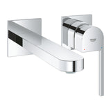 GROHE PLUS 2-HOLE, 1-HANDLE WALL-MOUNT BASIN MIXER, L SIZE - GROHE -  ( CHROME - G4 - EUROPLUS - 0x15 mm - 0inchX0.6inch )