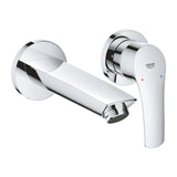 EUROSMART 2021 TWO HOLE WALL MOUNT BASIN MIXER,S SIZE - GROHE -  ( CHROME - G3 - EUROSMART - 0x0 mm - 0inchX0inch )