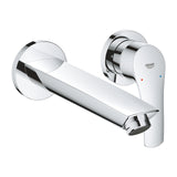EUROSMART 2021 TWO HOLE WALL MOUNT BASIN MIXER,M SIZE - GROHE -  ( CHROME - G3 - EUROSMART - 0x0 mm - 0inchX0inch )