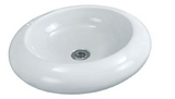 TABLE TOP BASIN - JAQUAR SWARE -  ( WHITE - FUSION - 460x460 mm - 18inchX18inch )