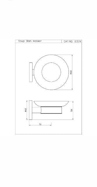 SOAP DISH HOLDER - JAQUAR FAUCETS - ( WHITE MATT - CONTINENTAL ACC. - 0x0 mm - 0inchX0inch )