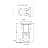 EWC  EXTD W/M W/SEAT COVER PREMIUM ( BOLT DISTANCE 8INCH)- HINDWARE -  ( STAR WHITE - STUDIO - 0x0 mm - 0inchX0inch )