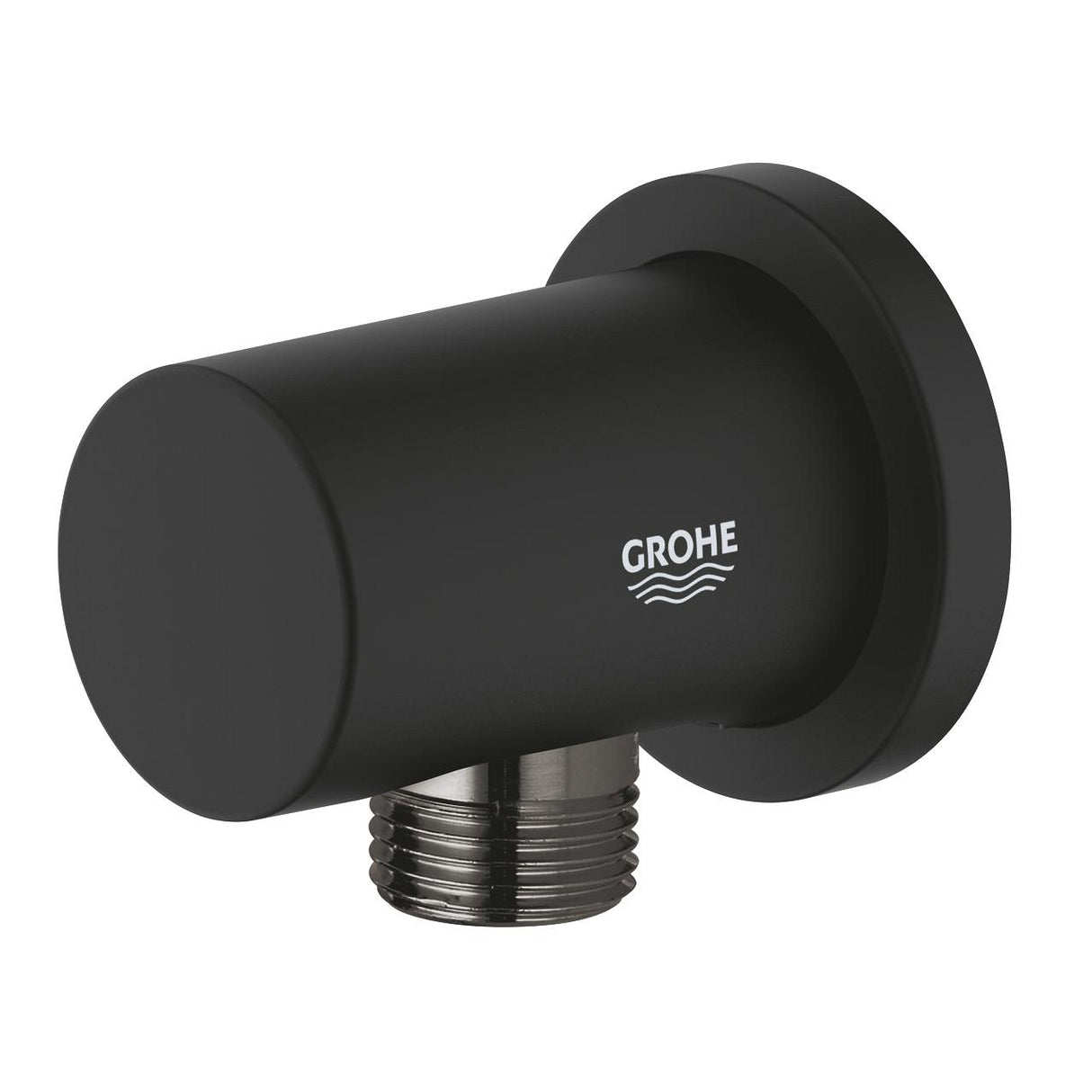 RAINSHOWER SHOWER OUTLET ELBOW 1/2 INCH- GROHE -  ( PHANTOM BLACK - G5 - RAINSHOWER - 0x15 mm - 0inchX0.5inch )