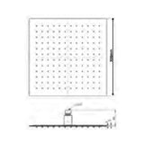 RAIN SHOWER `12`W/O ARM - AMERICAN STANDARD -  ( CHROME - RAINSHOWER - 0x15 mm - 0inchX0.5inch )