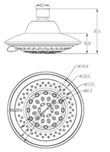 HEAD SHOWER 4 FLOW - AQUANT - ( CHROME - - 0x0 mm - 0inchX0inch )