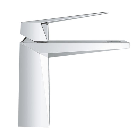 ALLURE BRILLIANT TABLE-MOUNTED SINGLE-LEVER BASIN MIXER WITH BRAIDED PIPES M-SIZE - GROHE -  ( CHROME - G5 - ALLURE BRILLIANT - 0x15 mm - 0inchX0.5inch )