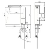 ACACIA EVOLUTION HIGH SPOUT BASIN MIXER - AMERICAN STANDARD -  ( CHROME - ACACIA E - 0x15 mm - 0inchX0.6inch )