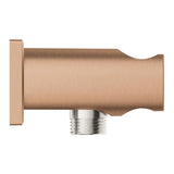 RAINSHOWER SHOWER OUTLET ELBOW 1/2 INCH WITH HOLDER - GROHE - (BRUSHED WARM SUNSET - G5-RAINSHOWER - 0x15 mm -  0inchX0.5inch)