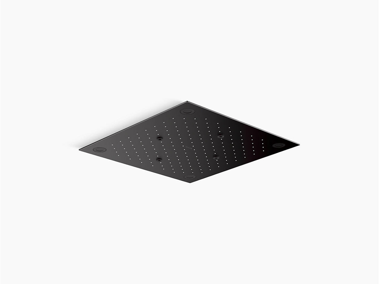 LOURE SQUARE MULTIFUNCTION RAINPANEL - KOHLER LUXURY -  ( MATTE BLACK - LUXURY - 500x500 mm - 20inchX20inch )