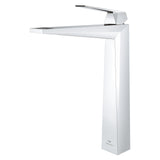 ALLURE BRILLIANT TABLE-MOUNTED SINGLE-LEVER BASIN MIXER WITH BRAIDED PIPES XL-SIZE - GROHE - ( CHROME - G5 - ALLURE BRILLIANT - 0x15 mm - 0inchX0.5inch )