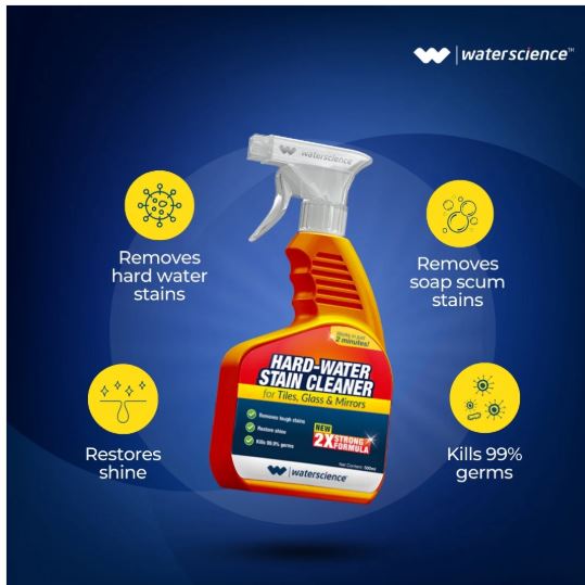 DESCALER HARD WATER STAIN CLEANERS FOR GLASS & MIRROR 500ML - SUNDRY -  (  - WATERSCIENCE - 0x0 mm - 0inchx0inch )