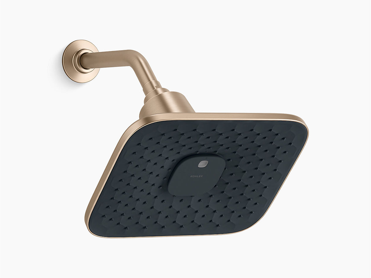 PRISTINE 1F SQUARE SHOWERHEAD W/O ARM - KOHLER PREMIUM -  ( VIBRANT BRUSHED BRONZE - PREMIUM - 254x203 mm - 10.16inchX8.12inch )