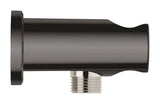 RAINSHOWER SHOWER OUTLET ELBOW 1/2INCH WITH HOLDER - GROHE -  ( HARD GRAPHITE - G5 - RAINSHOWER - 0x15 mm - 0inchX0.5inch )