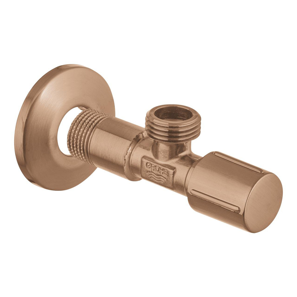 ANGLE VALVE 1/2INCH X 1/2INCH - GROHE - (BRUSHED WARM SUNSET - G5 - GROHE - 0x15 mm -  0inchX0.5inch)