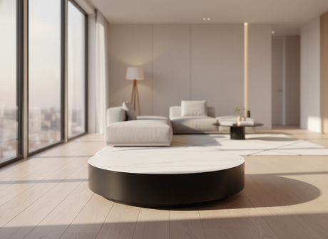 COFFEE TABLE AMERICAN ASH WOOD BASE SS FINISH WITH PORCELAIN TOP CJ005 (AVAILABLE PART A&B) - FURNITURE - ( - BUENA CASA - 0x991x279 mm - 0inchX39.64inchX11.16inch)