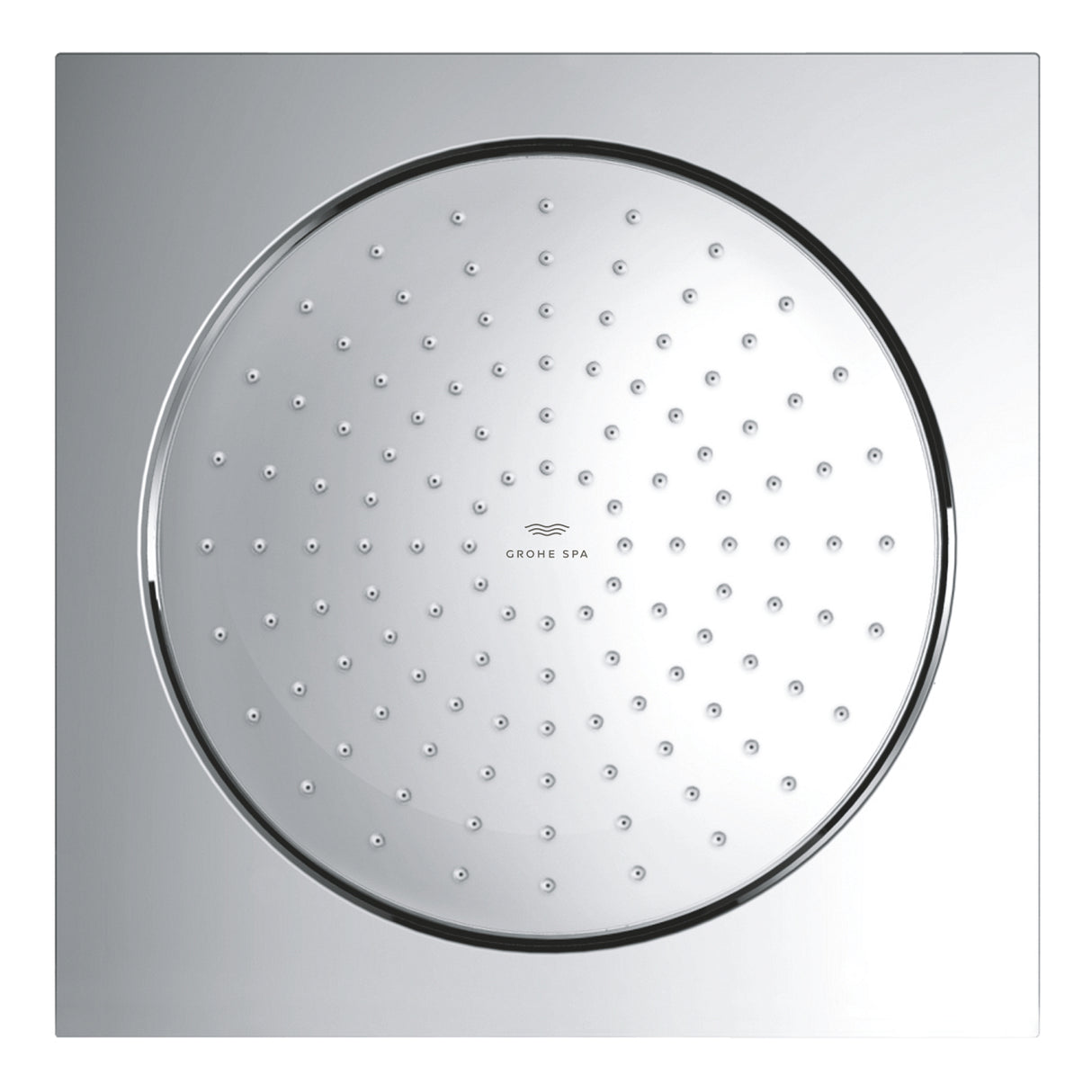 RAINSHOWER AQUA 10 INCH HEAD SHOWER 1 SPRAY - GROHE - (CHROME - G5-RAINSHOWER - 254x254 mm - 10.16inchX10.16inch)