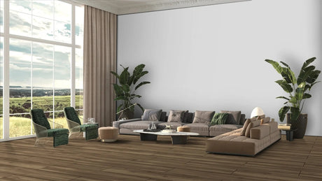 FOSSIL WOOD WENGE - CREANZA -  (  - RUSTIC MATT - 1200x200 mm - 48inchX8inch )