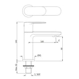PILLAR COCK - JAQUAR FAUCETS -  ( WHITE MATT - OPAL PRIME - 0x15 mm - 0inchX0.5inch )
