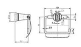 TISSUE HOLDER - AMERICAN STANDARD -  ( CHROME - SEVA - 0x0 mm - 0inchX0inch )