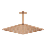 RAINSHOWER MONO 310 CUBE HEAD SHOWER SET 142 MM CEILING SHOWER ARM, 1 SPRAYS - GROHE - (BRUSHED WARM SUNSET - G5 - RAINSHOWER - 0x310 mm - 0inchx12.4inch)