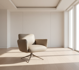 SC99A  LEATHER SOFT LEISURE CHAIR - FURNITURE - ( - BUENA CASA - 508x737x762 mm - 20.32inchX29.48inchX30.48inch)