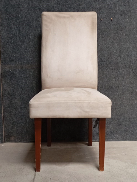 DC-BC-003 DINNING  CHAIR WOOD BASE W/FABRIC SOFT (SEATING H-470) - FURNITURE - ( - BUENA CASA - 432x457x749 mm - 17.28inchX18.28inchX29.96inch)