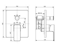 ACACIA E CONCEALED BNS MAIN MIXING - AMERICAN STANDARD -  ( WARM SUNSET - ACACIA E - 0x15 mm - 0inchX0.6inch )