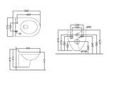 WALL HUNG WC W/SOFT CLSG S/COVER ( BOLT DISTANCE 7INCHOR 9INCH) - JAQUAR SWARE -  (  -  - 0x0 mm - 0inchx0inch )