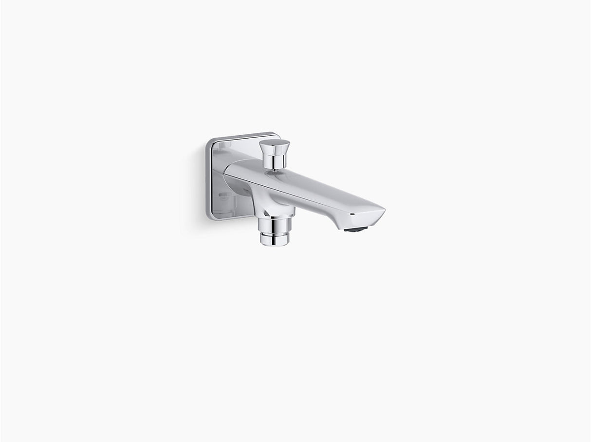 ENGAGE TM WALL-MOUNT BATH SPOUT WITH DIVERTER - KOHLER PREMIUM -  ( POLISHED CHROME - PREMIUM - 0x15 mm - 0inchX0.5inch )