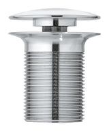 WASTE SET WITH PUSH-OPEN PLUG 63MM - GROHE - (CHROME - G4-ESSENCE - 0x32 mm - 0inchX1.25inch)