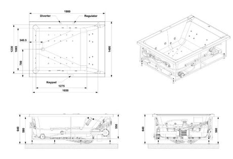 LEXA SUPERIOR WHIRLPOOL AND AIRPOOL COMBI SYSTEM WITH FILTRATION SYSTEM - ARTIZE WELLNESS -  ( WHITE - WHIRLPOOL - 1900x1400 mm - 76inchX56inch )