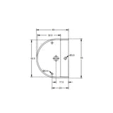 WASH BASIN CEDAR - HINDWARE -  ( STAR WHITE - ITALIAN - 570x440 mm - 23inchX17inch )