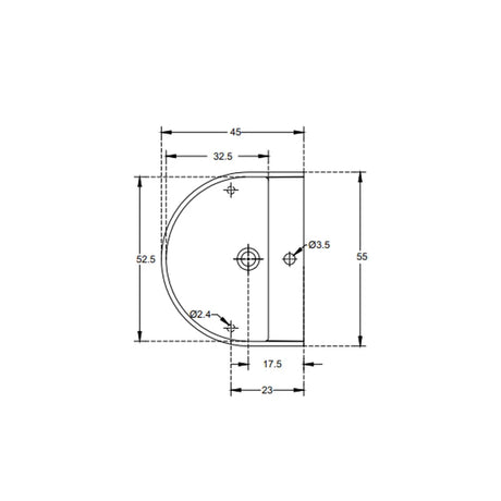 WASH BASIN CEDAR - HINDWARE -  ( STAR WHITE - ITALIAN - 570x440 mm - 23inchX17inch )