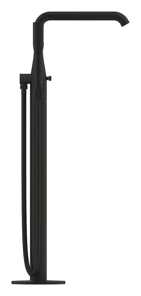 ESSENCE SINGLE-LEVER BATH MIXER 1/2 INCH FLOOR MOUNTED - GROHE -  ( PHANTOM BLACK - G4 - ESSENCE - 0x15 mm - 0inchX0.5inch )
