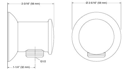 WALL SUPPLY ELBOW - KOHLER PREMIUM -  ( VIBRANT BRUSHED ROSE GOLD - PREMIUM - 0x0 mm - 0inchx0inch )