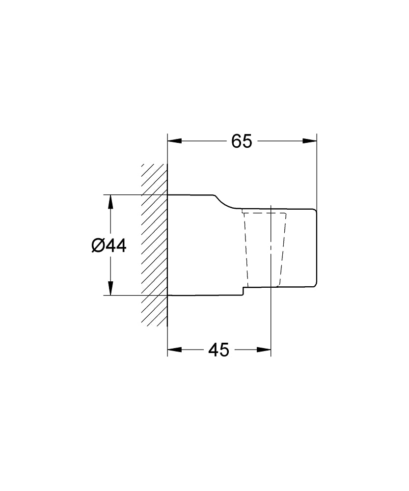 RELEXA HANDSHOWER HOLDER - GROHE -  ( CHROME - G4 - RELEXA - 0x0 mm - 0inchX0inch )